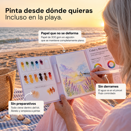 Kit Creativo de Acuarela Antiestrés