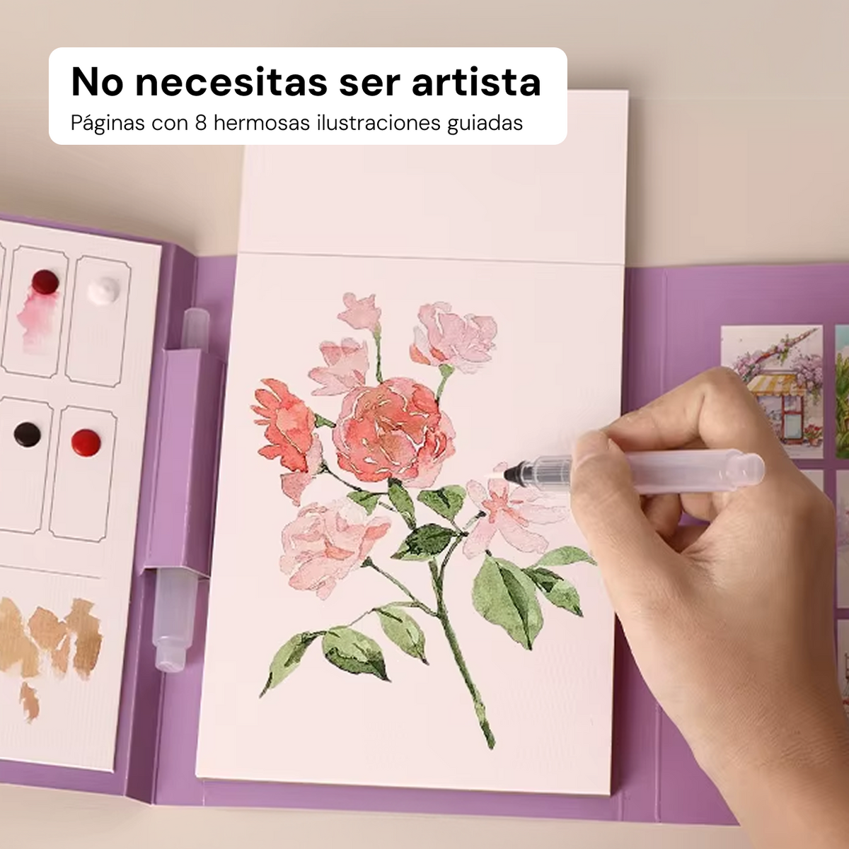 Kit Creativo de Acuarela Antiestrés