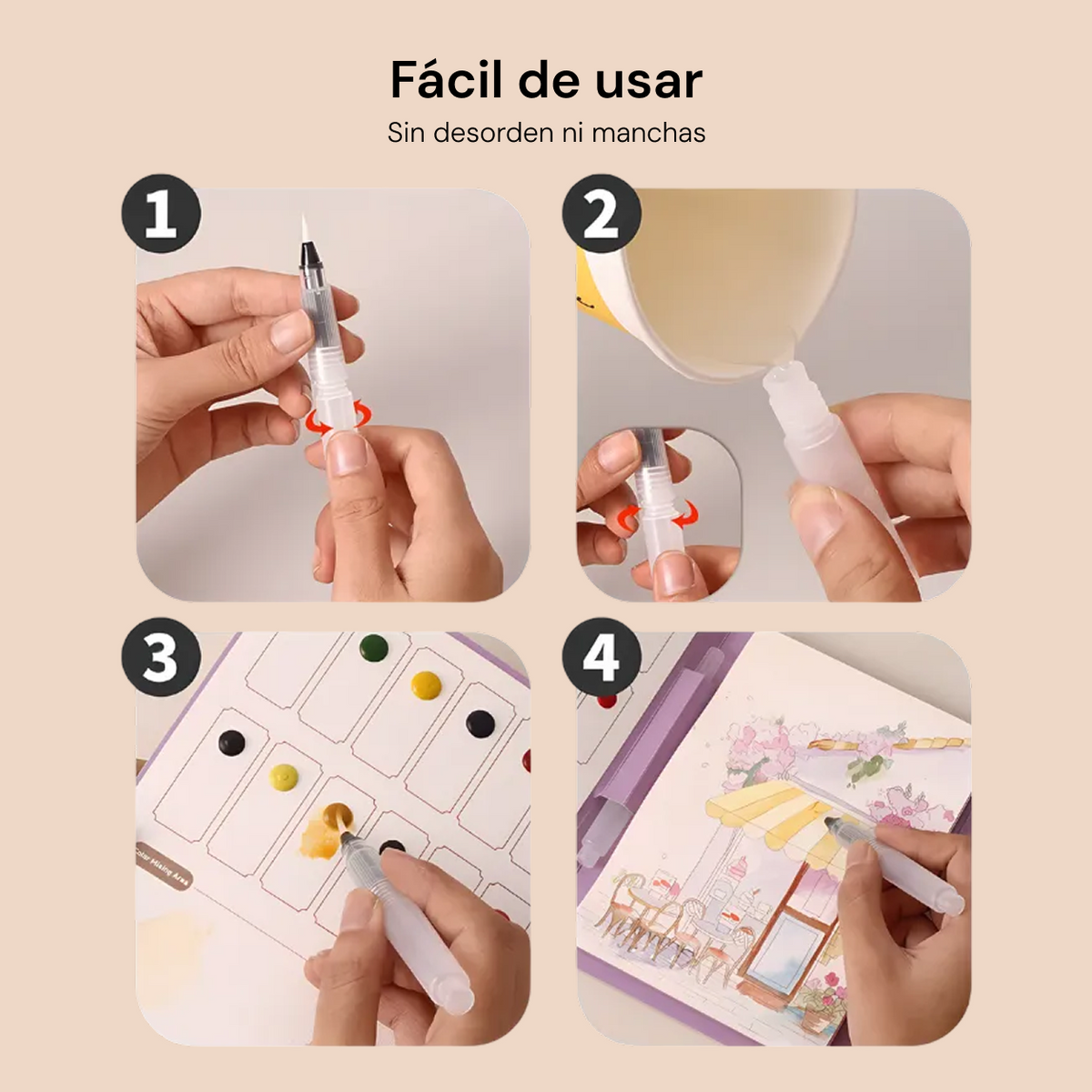 Kit Creativo de Acuarela Antiestrés