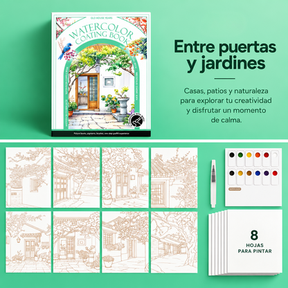 Kit Creativo de Acuarela Antiestrés