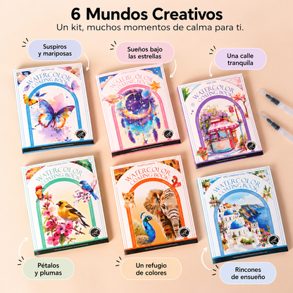 Kit Creativo de Acuarela Antiestrés